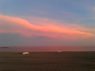 Backlight clouds andalusia