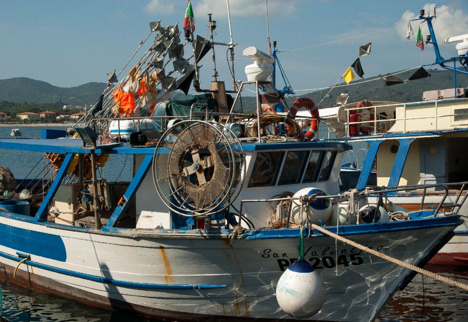Port fisherman mediterranean photo