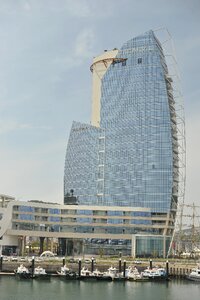 Building sky city photo