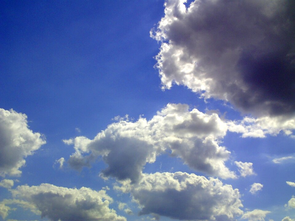 Blue sunny sunny day
