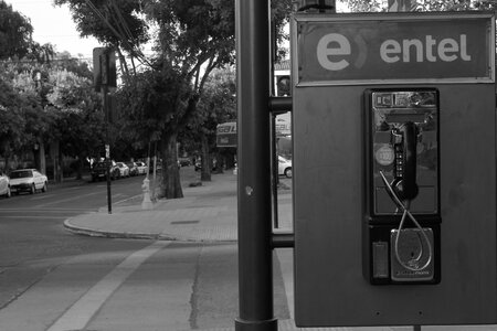 Phone cabin phone booth photo