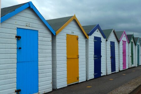 Bathhouse sea doors