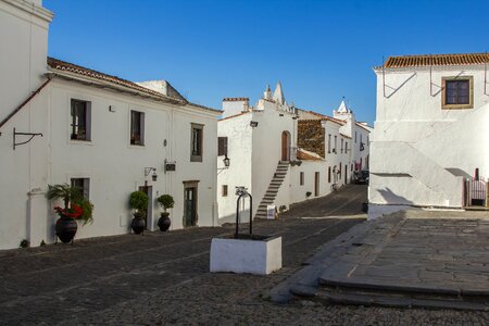 Street buildings portugal photo