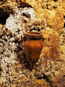 Cave stone jar photo