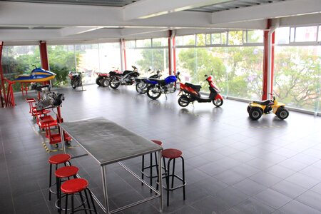 Motorcycle facilities school