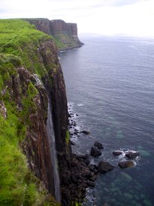 Scotland sea cliff