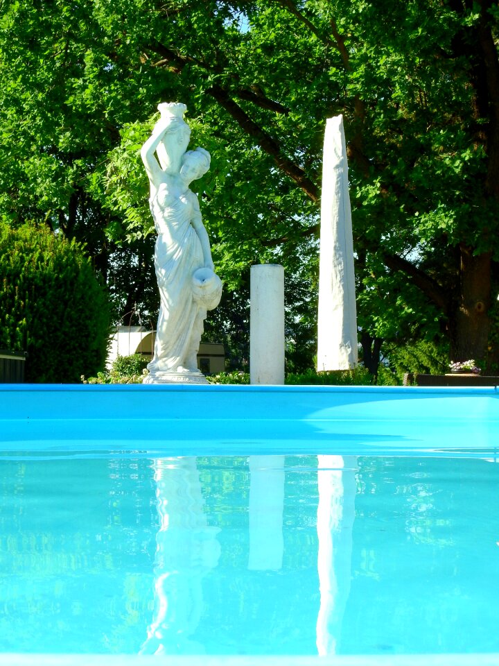 Vacations swim blue