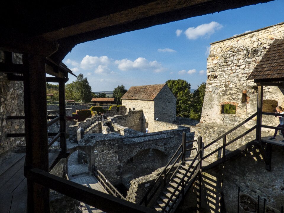 Nagyvázsony castle castle ruins