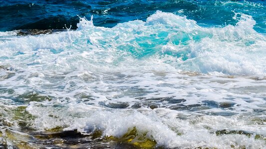 Sea blue beach