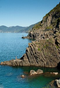 Cliffs geology riomaggiore photo