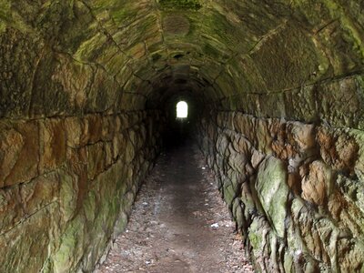Tunnel light darkness photo