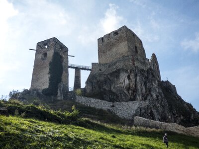 Csesznek castle castle ruins