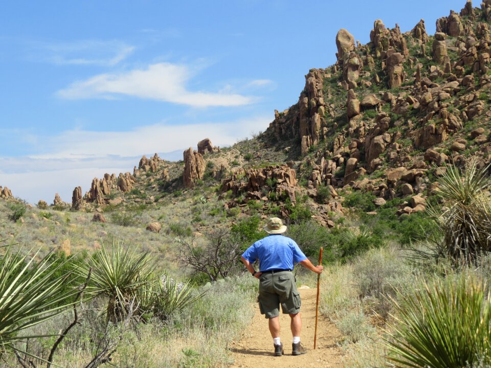 Rock formation trail