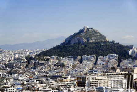 Mount lycabettus panorama city