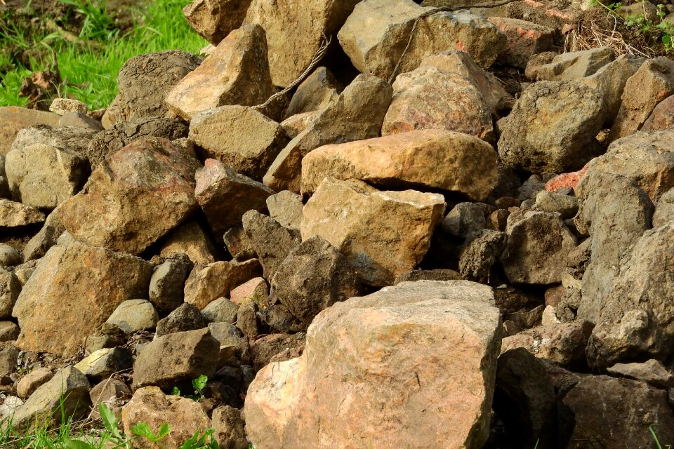 Stones pile stone photo
