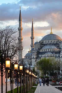 Turkey architecture sunset photo