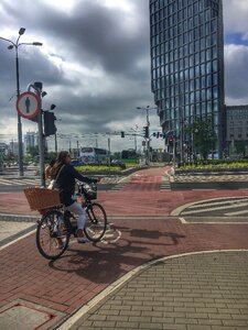 Poznan city bike photo