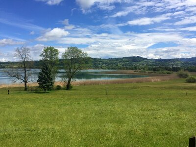 Pfäffikersee turquoise clouds
