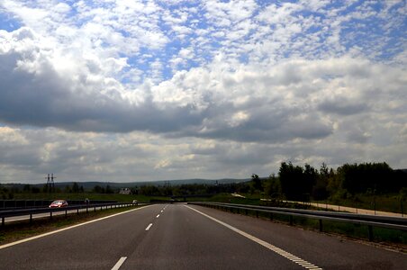 Way sky clouds