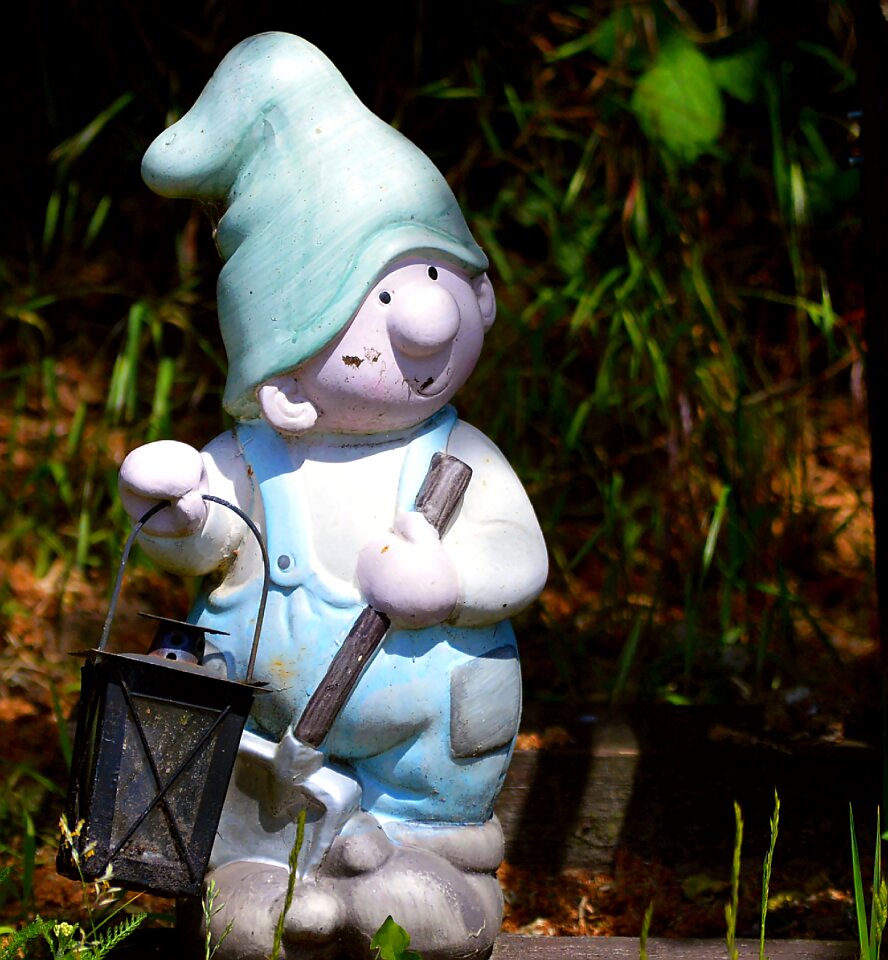 Funny sweet garden figurines