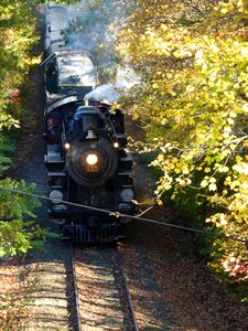Locomotive engine railroad photo