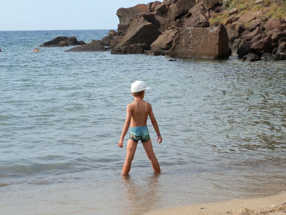 Baby boss sardinia beach