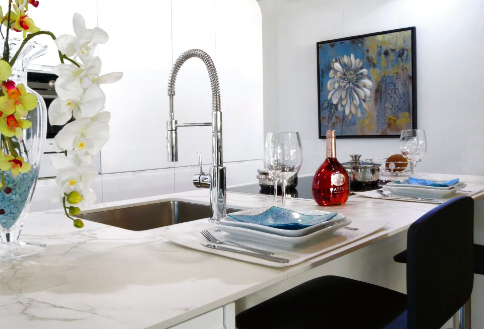 Countertop kitchen sink
