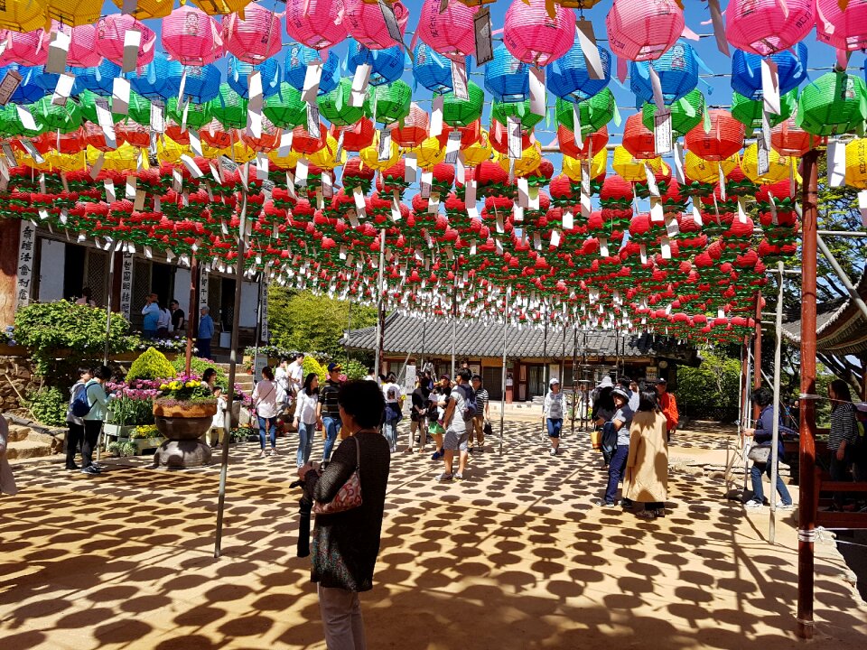 Temple lantern republic of korea