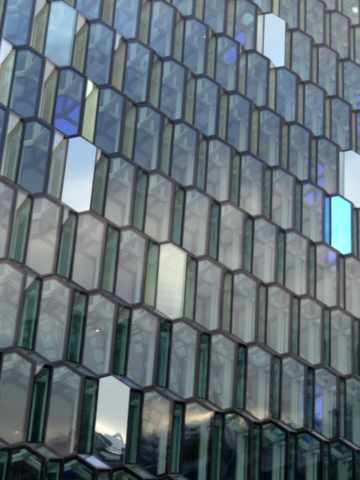Glass building architecture