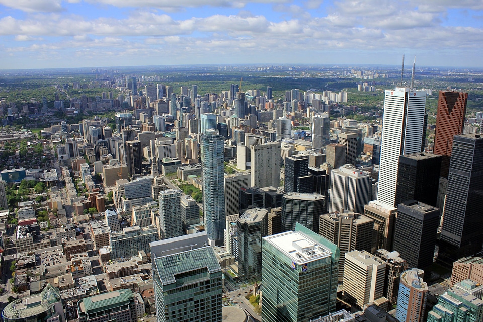 Skyline cityscape landscape