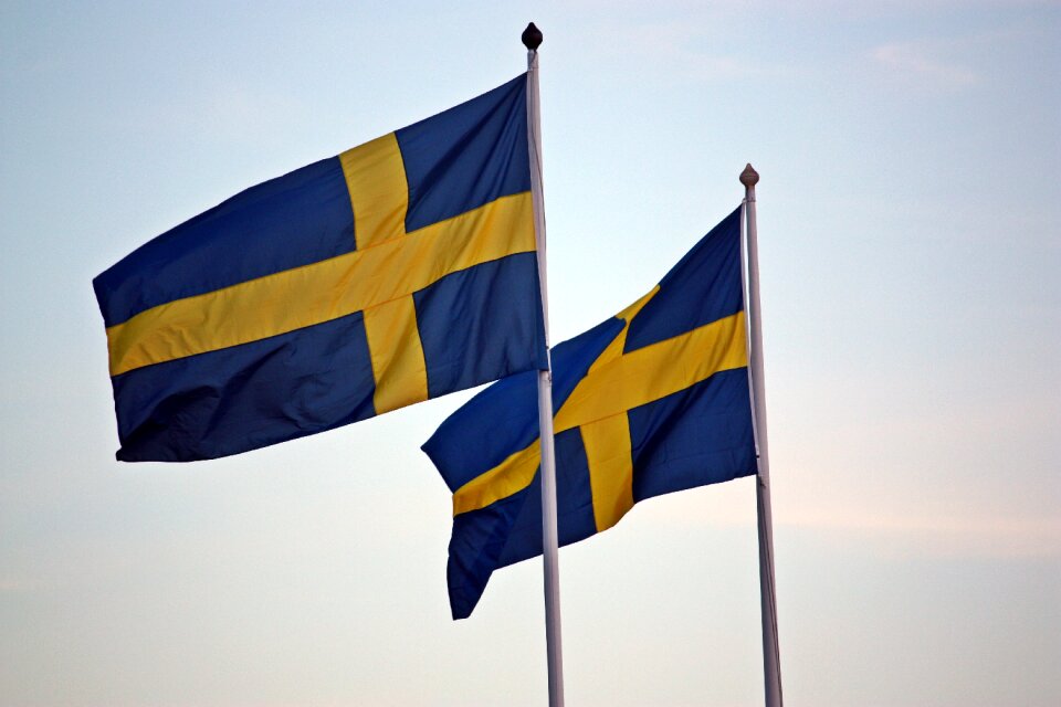 Sweden swedish flag blue-and-yellow