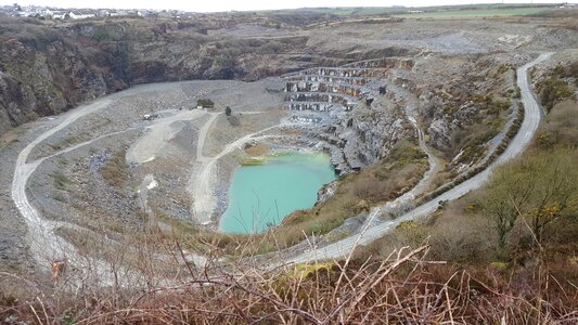 Delabole cornwall quarry