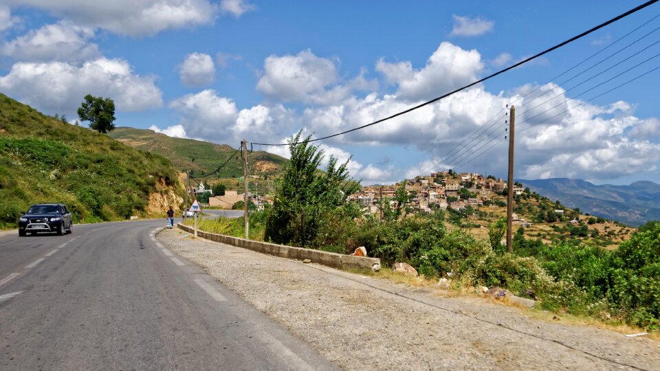 Africa landscape road photo