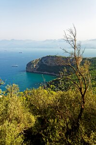 Blue sea water photo