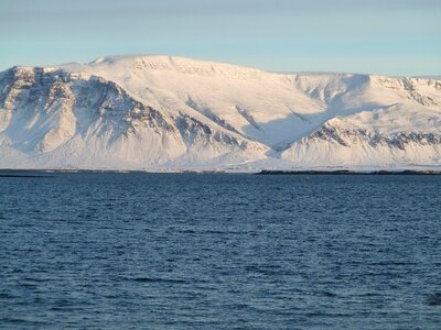 Landscape icelandic blue photo