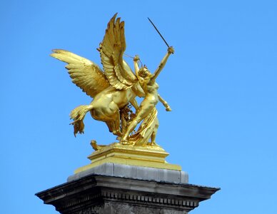 Pegasus statue winged horse