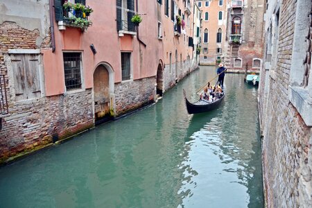 Gondolas channel sea
