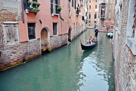 Gondolas channel sea photo