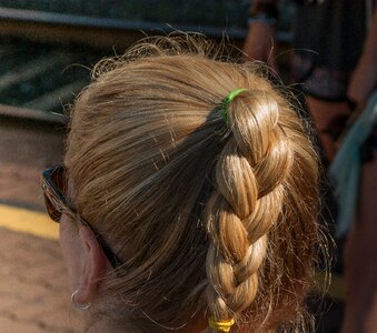 Ponytail mat hair photo