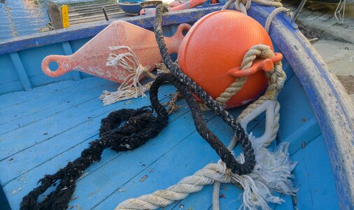 Buoys rope traditional fishing photo