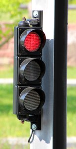 Stop traffic light signals traffic signal