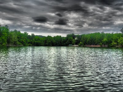 Lake julian landscape