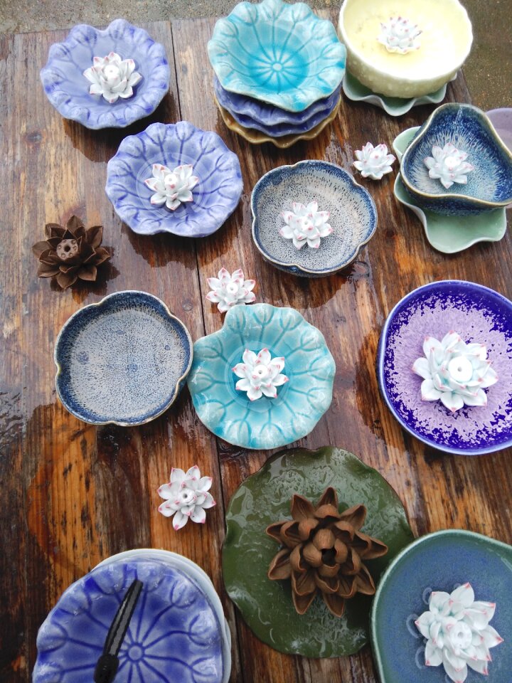 Jingdezhen porcelain lotus