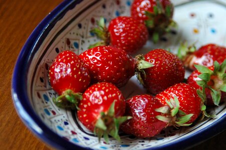 Strawberry bowl photo