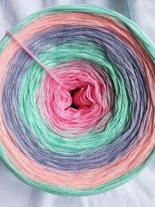 Hand labor crochet knit