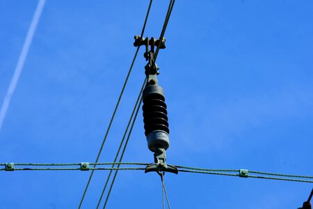 Energy current power line photo