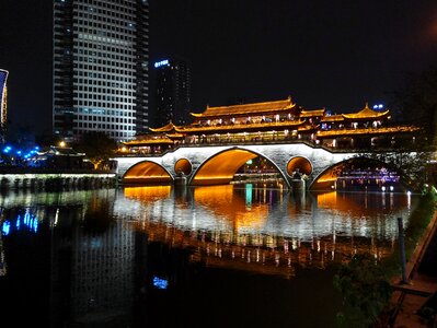 Chengdu anshun covered bridge nine eye bridge