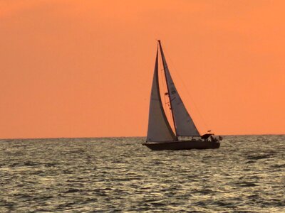 Ocean abendstimmung sea photo