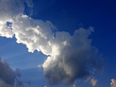 Cloud cover blue sky glomerulus photo