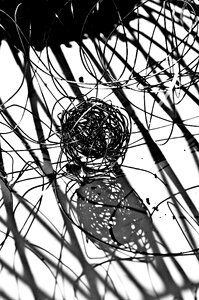 Graphically wire ball photo